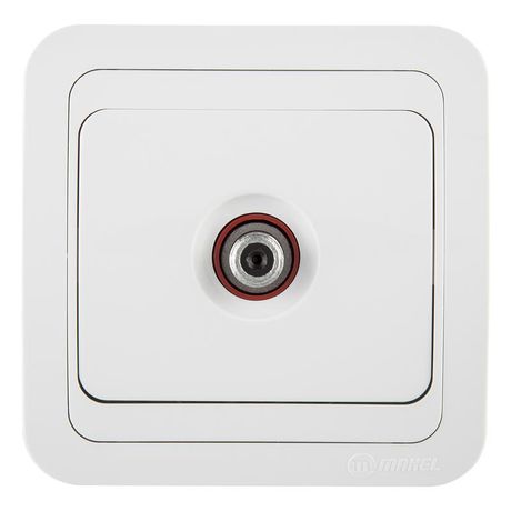 Розетка телевизионная оконечная TV/SAT Mimoza 1дБ Makel 12098