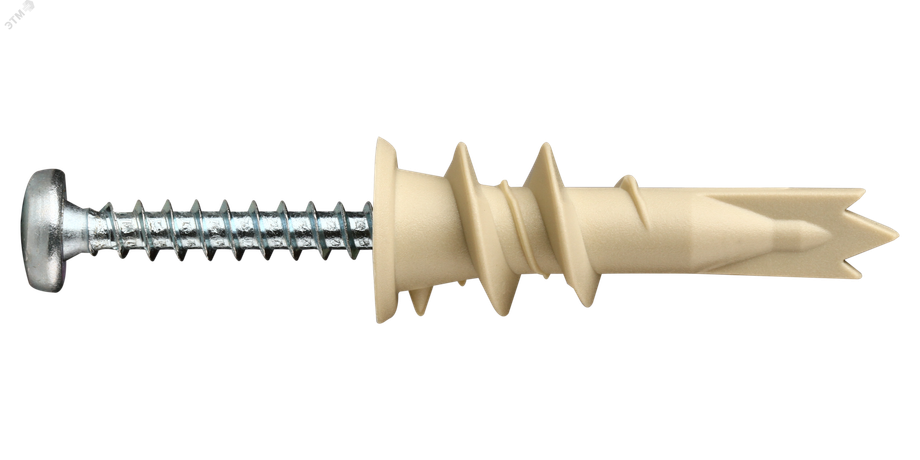 Дюбель для гипсокартона PBA 14х39 с шурупом (6шт) - 11 1316 1 Европартнер