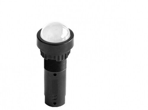 Индикатор сферический штекерное подкл. уст. размер 16/24 круг. бел./зел. 230В DKC ASF0F12WG230 ДКС