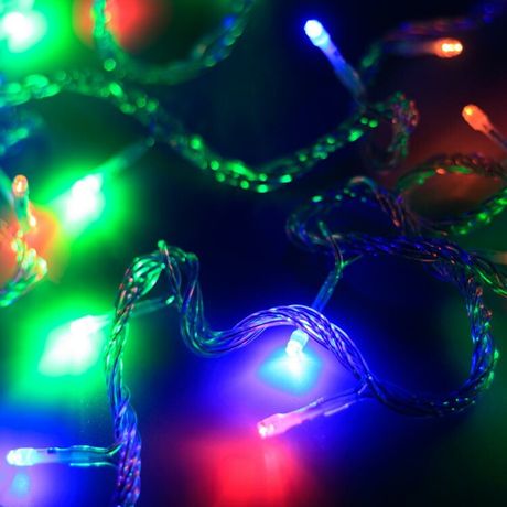Светодиодная гирлянда ARD-STRING-HOME-5000-CLEAR-50LED-LIVE RGB (230V, 3.5W) | 025763 Arlight