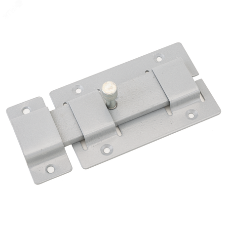 Засов Киров Секрет ЗД-02 серый металлик плоский - 2832 ПТК