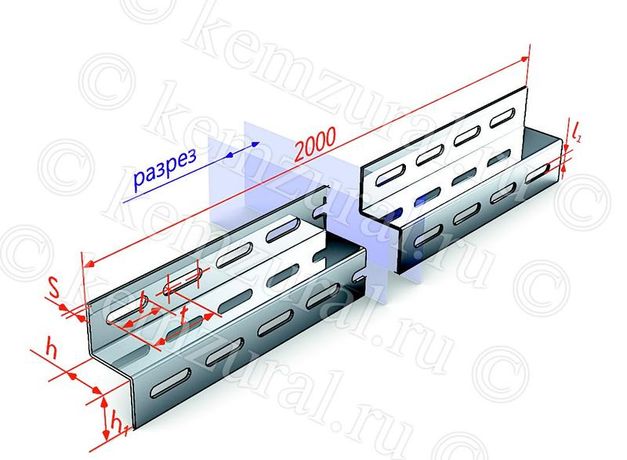 Профиль L1000 сталь 2мм К241 УХЛ1.5 КЭМЗ 465 323216 1k