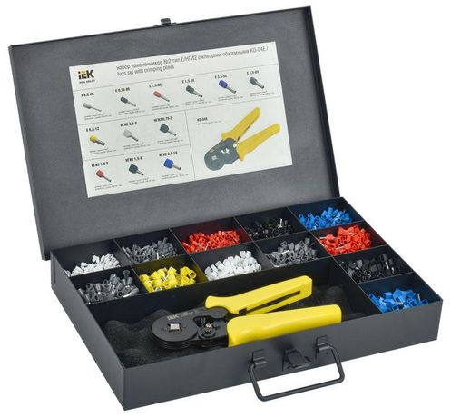 Набор наконечников №2 тип Е/НГИ2 с клещ. обж. КО-04 | UNE10-N02-13-3451 IEK