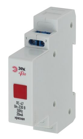 Лампа сигнальная ЛС-47 (красная) на DIN-рейку NO-902-179 Pro | Б0037059 ЭРА