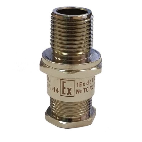 Ввод кабельный Ех ВКВ2-НР-М20-14 1Ex db e II Gb X ГОФРОМАТИК - zeta31011 ЗЭТА