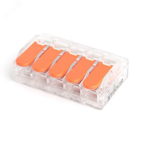 Клемма 5-проводная 0.5-6мм2 Stekker - LD221-615 FERON 39865