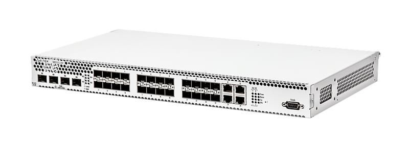Коммутатор Ethernet 20 портов 1000Base-X(SFP) 4 комбинированных порта 10/100/1000Base-T/1000Base-X(SFP) 10GBase-X(SFP+) L3 2 слота для модулей питания ELTEX MES3124F