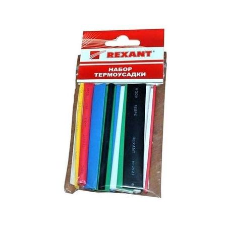 Набор термоусаживаемых трубок ТУТ нг №3 MULTICOLOR2:1 упак 13шт по 10см, REXANT - 29-0103 MEET