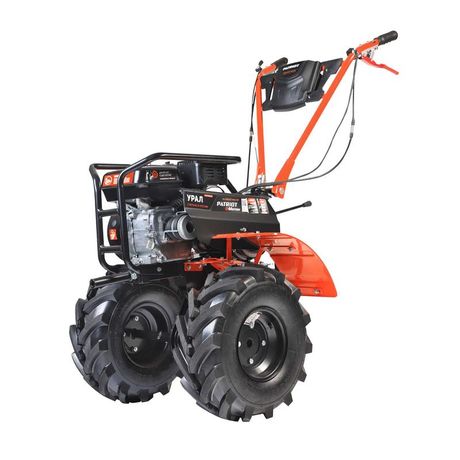 Мотоблок бензиновый УРАЛ (колеса EXTREME) Россия - 440107581 PATRIOT