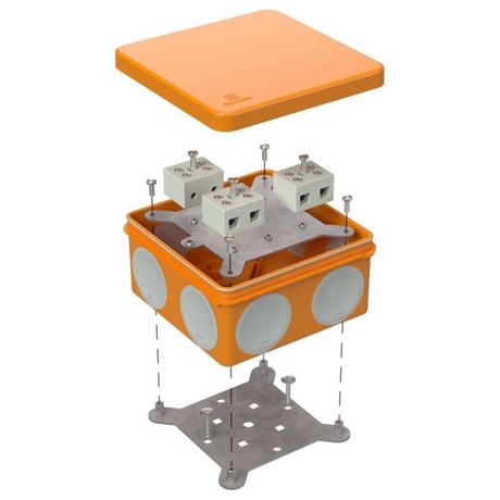 Коробка огнестойкая для о/п двухкомпонентная 60-0300-FR10.0-6 Е15-Е120 100х100х50 | Промрукав Строитель