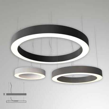 Светильник светодиодный RVE-LBX-HOLE-RING-800-N 62Вт 4000К 800х800х100мм накладной шир. рассеив.=80мм бел. RVElektro RVE00001277