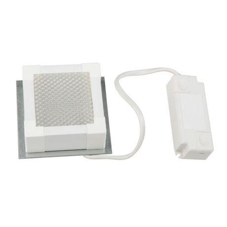 Светильник светодиодный потолочный встраиваемый ДПО ULP-1010 7W/4000К IP40 GRILYATO WHITE. Белый свет (4000K). 788Лм. Для ячеек 100x100мм. Корпус белый. В комплекте с и/п. ТМ Uniel - UL-00007426