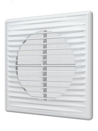 Решетка вентиляционная приточно-вытяжная, из ABS пластика 150х150 - 1515П ЭРА 189