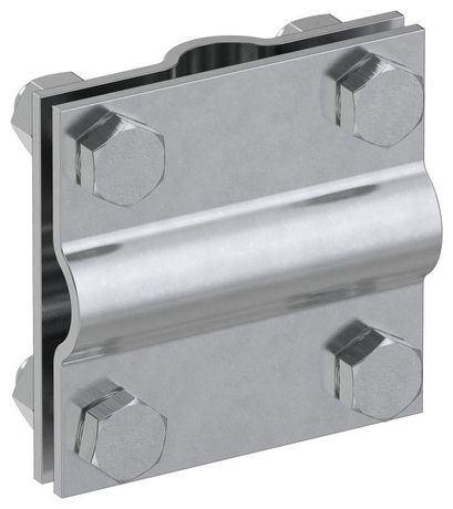 Зажим крестообразный полоса/пруток-полоса/пруток 30/8мм оцинкованная сталь HDZ IEK - ZCC13-14-1-08-30