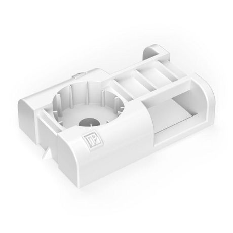 Площадка под стяжку для прямого монтажа белая (10шт/1500 шт уп/кор) | PR13.0445 Промрукав Строитель