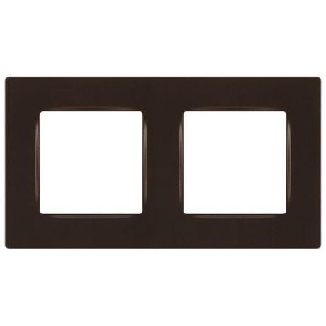 Рамка для розеток и выключателей Серия 12 12-5202-13 на 2 поста, Классик, бронза | Б0067787 ЭРА