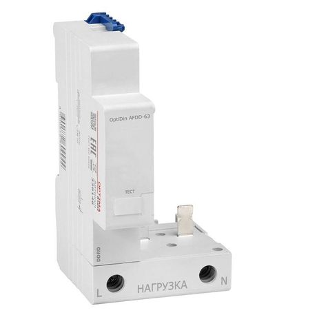 Устройство защиты от дугового пробоя УЗДП OptiDin AFDD-63-УХЛ3 | 339146 КЭАЗ