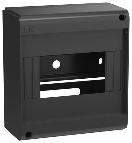 Корпус пластиковый КМПн-6 IP20 без двери черный UNION Mini - UIM-KP71-N-06-20-K02 IEK IEK (ИЭК) арт. UIM-KP71-N-06-20-K02