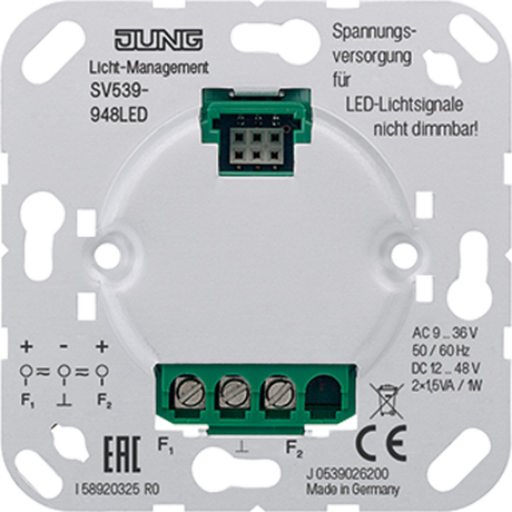 Вставка-блок питания светодиодных указателей | SV539-948LED Jung