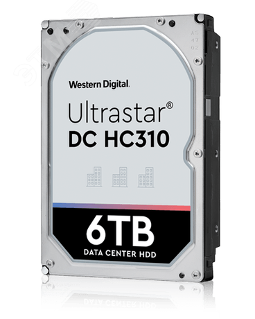 Жесткий диск 6Tb Ultrastar DC HC310 3.5'', SAS, 7200 об/мин, 256 МБ - 1000560361 Western Digital