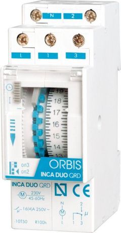 Таймер модульный INCA DUO QRS - OB330432 ORBIS