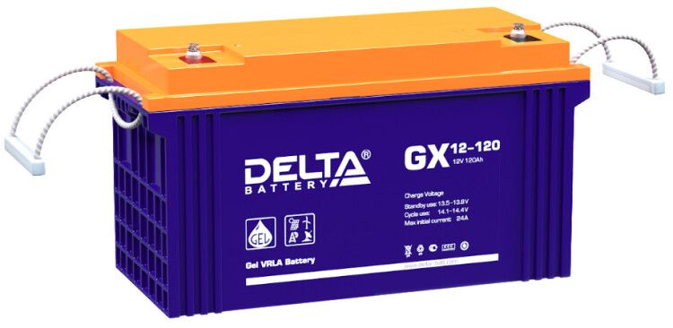 Аккумуляторная батарея Solar серии GX 12-120 12В/120Ач | DELTA 4614010170004