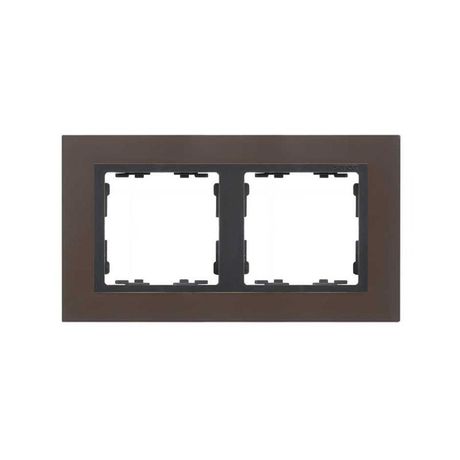 Рамка 2-м Simon82 Nature свинец/графит (имитация металла ) Simon 82827-38