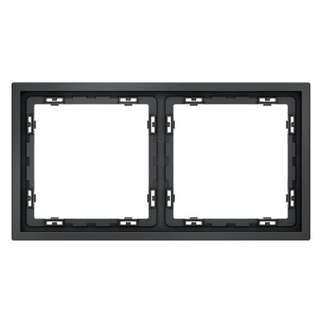 Рамка 2-м S70 пластик. графит Voltum VLS100207 Voltum арт. VLS100207