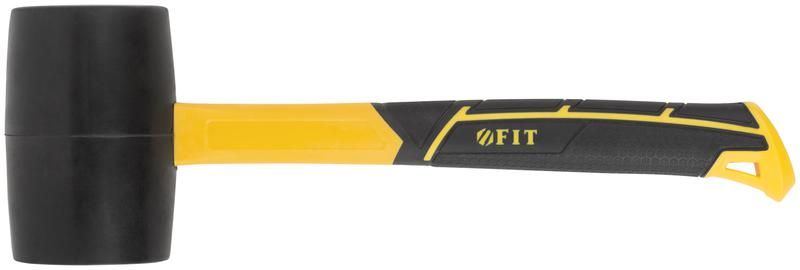 Киянка резиновая, фиберглассовая ручка 80 мм ( 900 гр ) - 45515 РОС