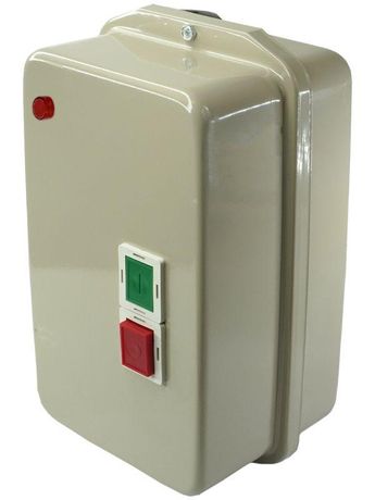 Пускатель электромагнитный ПМЛ-3230 УХЛ4 Б 40А 380В/50Гц AC 1НО+1НЗ IP54 нереверсивный с реле РТЛ-2055-2 30-40А в корпусе метал. кнопками ПУСК + СТОП и сигнал. лампой Электротехник ET547069