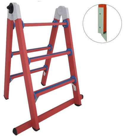 Лестница стеклопластиковая трансформируемая в стремянку ЛСПТД-1.0 Мг Диэлектрик Д471584