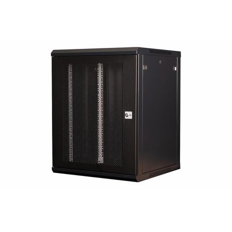 Шкаф телекоммуникационный настен. 19дюйм 15U 769х600х600мм дверь перфорация черн. Datarex DR-654101 Datarex арт. DR-654101