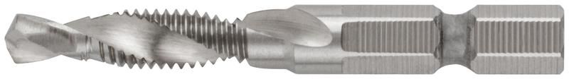 Сверло-Метчик комбинированное метрическое, быстрорежущая (HSS) сталь Р6М5, М6х1,0 мм, 18/56 мм - 70903 РОС