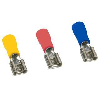Разъем плоский РпИм OptiKit S-Pm-PVC-2-5-0,4(100шт) | 278085 КЭАЗ