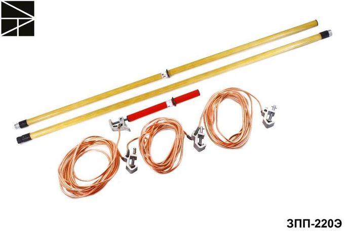 Заземление переносное для распределительных устройств ЗПП-220Э ШБ сечен. 25мм ЭЛЕКТРО ТРЕЙД ET-Z180-SB-25