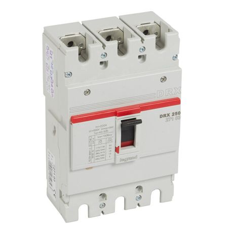 Выключатель автоматический 3п 200А 18кА DRX250 термомагнитн. расцеп. Leg 027103 Legrand