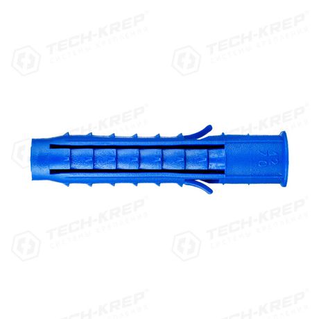 Дюбель распорный 12х70 шипы+усы (100 шт) - пакет ( 0,539 кг) | 132437 Tech-KREP Tech-KREP/Zitar арт. 132437