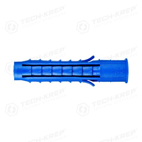 Дюбель распорный Чапай 12х70 шипы+усы (полипропилен) 30 шт - коробка с ок Tech-K ( 0,187 кг) | 111467 Tech-KREP