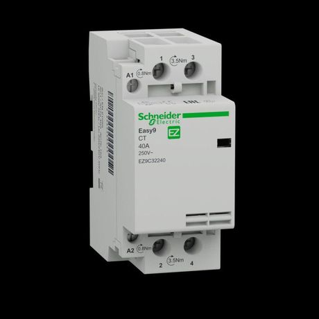 Контактор модульный CT 40A 2НО 230/250В АС 50ГЦ Easy9 | EZ9C32240 Schneider Electric