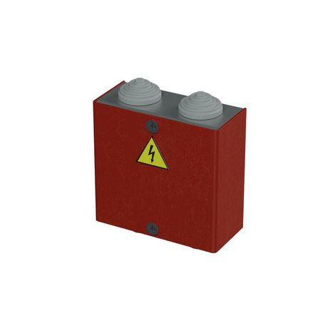 Коробка распределительная огнестойкая 80х80х35мм IP41 КРОПС-ST1 FRJB-KM-ST1-6-04-КРОПС-IP41 для кабелей до 6кв.мм 4 клеммы КМ KR0083 КМ-Профиль