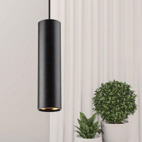 Светильник подвесной подсветка PL1 GU10 BK 300 GU10, D80*300мм, черный | Б0041506 ЭРА