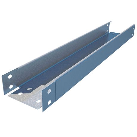 Лоток неперфорированный 100х100х3000х0,7мм "БЫСТРЫЙ МОНТАЖ" | LN100*100*0.7 КМ-профиль LO0371 LN100-100-0.7-3000