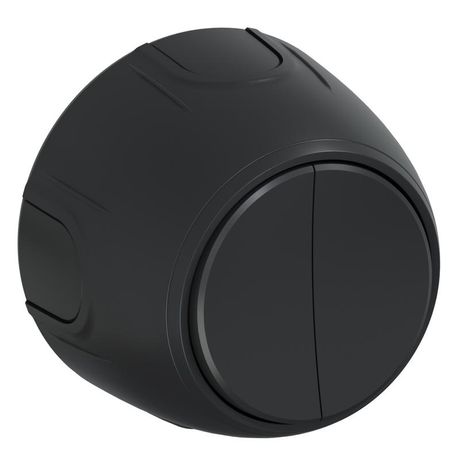 Выключатель 2-м Rotondo черн. OneKeyElectro 7700855 ССТ