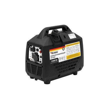Генератор инверторный KR1200I 1.2кВт 230В 2л закрытый корпус ручной старт Kranz KR-16-1145 Kranz арт. KR-16-1145