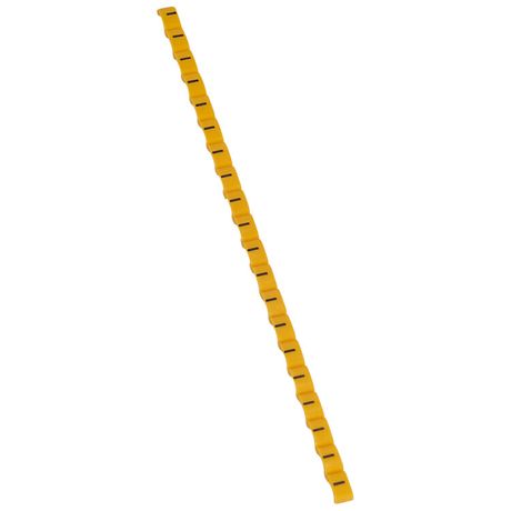 Маркер Duplix - чёрная маркировка на желтом фоне условное обозначение минус | 038443 Legrand