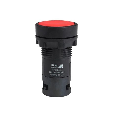 Кнопка с фиксацией OptiSignal Compact D22 С7-PH-401 красн. 1НЗ XB7NH42 КЭАЗ 362057