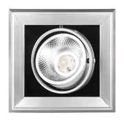 Светильник светодиодный встраиваемый карданный LED PSP-S 311 1x9W 4000K 24° GREY IP40 | .5027145 Jazzway