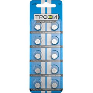 Батарейка щелочная (алкалиновая) G5 (393) LR754, LR48 (200/1600/134400) (часовая) | C0035053 ТРОФИ