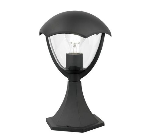 Светильник садово-парковый на постамент НТУ 1хE27 AC 220В Черный IP54 200х200х310мм Алюминий ландшафтный Aura - GD029 Gauss