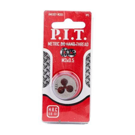 Плашка метрическая M3 x 0,5мм - AMED07-M305 PIT